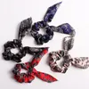 Hair Scrunchies Bands Streamer Accessories Women Girl Ponytail Holder Elastic Rubber Ropes retro Scrunchie Hair Ties Hairband 50pcs F307D