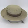 2019 Moda tático cap Camo caça selva Dobrável balde chapéus com Cordas Fábrica atacado Combate militar cor da mistura