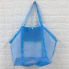 Boys Girls Children Mesh Handbag Sand Bag Sandboxes Backpack Mesh Beach Bag Tote Kids Shell Collector Toys Storage Bags 4530cm DH5067041