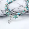 Letnia plaża moda anklets joga biżuteria koraliki żółw sowy projektant anklets handmade prezenty dla dziewczyny rocznika kobieta anklets rzemiosła