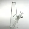 Neue 14-mm-Glas-Wasserpfeifenbongs mit Innengewinde und 14-mm-Außenglasschalen, Downstem-Adapter, Recycler, berauschende dreieckige Glasbong zum Rauchen