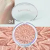 Cmaadu 8 färger smink shimmer highlighter iluminator contouring ansikte kosmetika pressad pulver markera paletten ljusa hud maquiagem