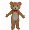 2019 Factory sale hot red tie teddy bear costume teddy bear mascot costume plush teddy bear costume