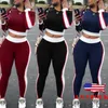 섹시한 여성 2pcs 세트 겨울 tracksuits ropa mujer 코트 슬리브 높은 짧은 바지 복장 휘트니스 운동 운동 의류