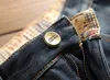 Jeans designer buraco jeans de alta qualidade rasgado para homens tamanho 28-38 40 2019 outono inverno mais veludo hip hop punk streetwear287a
