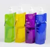 Bouteille d'eau pliable de 480 ml de 480 ml pliable bouteille pliante sac à boisson