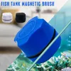Aquarium Fish Tank Verktyg Magnetic Clean Borste Glas Flytande Alger Skrapa Curve Glass Cleaner Scrubber Fönster Rengöring Magnet