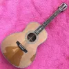 39 inch custom OOO Solid cedar top acoustic Guitar Abalone Ebony fingerboard Rosewood back side