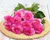 Романтическая розовая роза цветок DIY шелковые цветы свежие флорес для свадьбы вечеринка дома праздник украшения GB519
