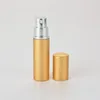 5ml Portable Mini aluminium bouteille de parfum rechargeable avec un aérosol Maquillage vide Conteneurs Avec Atomiseur pour Traveler RRA2873