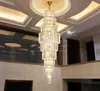 King Size K9 Crystal Light Hotel Lobby Chandeliers Villa Staircase Ceiling Light MYY