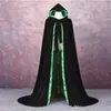 Siyah Velvet Düğün Açık Mekan Pelerin Capes Coat Prenses Düğün Şalları Gelin Aksesuarları için Düğün Cloak7435134