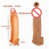 Brinquedos do sexo para Homens Alargamento de Silicone Manga Pênis Íntimo Bens Extensor Peniano Anéis Penianos Vibrador Masculino Castidade brinquedos para adultos