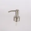 28/400 Soap Dispenser Pump Black Silver Small Head Rust Proof 304 Stainless Steel Liquid Pump for Amber Bottle Bathroom Jar not included