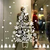 Weihnachtsdekorationen Große Größe Dekoration Fenster Aufkleber für Home Ornamente Weihnachten Party Navidad 20211