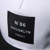 Ball Caps BROOKLYN Letters Solid Color Patch Baseball Cap Hip Hop Caps Leather Sun Hat Snapback Hats5068356