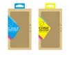 Подгонянные коробки розничной упаковки Логоса коробка упаковки бумаги Karft для iPhone 11 Pro MAX Samsung S20 с подносом волдыря PVC + вешалкой + стикером