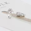 Luxe Casual Zilveren Ringen Exquisite Cheetah Ring Volledige Diamant Dieren Hoofd Zilveren Ringen Hot Mode Trouwring Fijne Sieraden Lover Gift