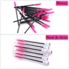 Disposable Eyelash Brush Tube Extender Makeup Eyebrow Brushes Separat design Charmig Diamond Bottom Mascara Stick Applicator