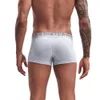 2019 Nova Marca Homens Boxers Tronco Algodão Spandex Sexy Homossexual Underwear Leggings U Convexo Calcinha Bolso Shorts para Macho