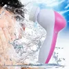 5 In 1 Multifunction Electric Face Facial Cleansing Brush Spa Skin Care Massage
