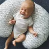 Baby Floral Nursing Soft Pillow Cover Infant Cuddle U Shaped Pillowcase Bil Sofa Kudde Skydd Barn Matning Midja Pillowcase Hot LJJA2272