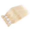 blonde color 613 straight human hair 3pcs lot 100gr one piece free shedding free tangle