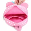 DesignNew urocze mini plecak Jakość PU skórzana softback plecaki dla dziewcząt szkolnych Koreańskie łuk słodkie dzieci Kawaii4563079