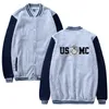 USMC Повседневная куртка Одежда для мужчин и женщин с принтом US MC Бейсбольная форма Мужская армия США DQK6