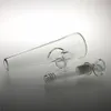 7 inch Glass Bong Bowl Downstem Adapter Hookahs Thick Pyrex 14mm Female Bongs Triangle Style Traval Water Pipes