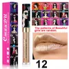 120 unidades / lote DHL Cmaadu brilho gloss beleza menina diamante brilho labial tonalidade impermeável de longa duração do flash de ouro batom líquido