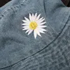 NOWY PROJEKTALNY PROJEKTACJA Flowerowe Kowbojne dżinsy WPŁYW KAPA SAWUALNY KAŻET KATEK Outdorek Fisherman Hats Street Wear SU4580285