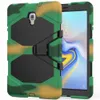 Wojskowy Heavy Duty Shockproof Chropowaty Wpływ Hybrydowa Twarda zbroja Case Dla Samsung Galaxy Tab A2 10.5 T590 Tab S4 10,5 T830 T835 20 sztuk / partia