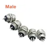 100pcs / lot 12 Aviation Tomada Masculino / Feminino 2 3 4 5 6 Pin 12 milímetros Circular Aviation soquete Jack fio conector