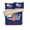 King Size American Flag Sängkläder Set Single Double Full USA Flag Sängkläder Set Bed Sheet Quilt Cover Cumow Case 34st Home Decor 56023742