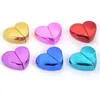 Популярные Heart Shaped Стеклянные бутылки Духи с спрей Refillable Пустой атомайзер 6colors для женщин