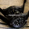 تاريخ جديد II Seawolf Black Dial التلقائي V1731110 | BD74 رجل Watcha PVD سوداء حالة نايلون الجلود حزام الرياضة الساعات Hello_Watch