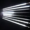 Guirlandes lumineuses 8tubes / set 20cm 30cm 50cm LED Lampes De Noël Étanche Meteor Shower Tubes De Pluie Lumière Pour La Décoration De Mariage EUUS Plug