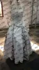 2019 Real Picture White White CAMO Satin Wedding Vestido de encaje personalizado Apliques Vestidos nupciales de encaje con velo Camuflaje largo personalizado 1952289