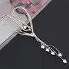 925 Sterling Silver Heart Chokers Halsband Kedjor 1mm 18 tums Mode Kvinnor Hänge Valentine Present Smycken Tillbehör med Hummerlås