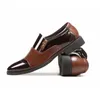 Designer Buty Mężczyźni Brown Dress Venting Hole Coiffeur Mokasyny Mężczyźni Dress Buty Skórzane Buty Vintage Mężczyźni Klasyczne Zapatos Hombre Sepatu Pria