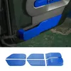 4 deuren ABS auto deur interieur decoratie bord deur trim panel blauw voor jeep wrangler JK 2007-2010 auto interieur accessoires