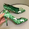 Hot koop-Nieuwe schapenvacht print hoge hakken water boor bloem puntige dunne-hakken stiletto hiel damesschoenen ondiepe roze trouwschoenen