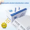 100 Pcs Alcohol Wet Wipe Disposable Disinfection Prep Swap Pad Antiseptic Skin Cleaning Care Jewelry Mobile Phone Clean Wipe