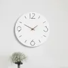 Stor 3D-akryl Modern väggklocka Quartz Silent Kids Nordic Hem Möt Kök Väggklocka Modern Design Saat OCLOCK 50B0041