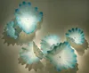 التصميم الحضري المصابيح الحديثة في مهب المصابيح Haning Murano Glass Wall Art Plates -lrw0018