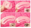 Eyebrow Makeup Drawing Guide Eyebrow Card / Eye Brow Shaping Stencil / Eye Brow Make Up Tool 3 Pcs Per Set