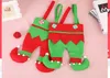 Nieuwe Kerst Ornamenten Kerstmis Rode Wijnfles Tas Gift Candy Tas Elf Gift Tas Kerstcadeau opp Box 20pcs