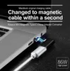 Adattatore magnetico Typec di tipo C USB per MacBook Samsung S8 S9 OnePlus 5 5T 6 Connettore USBC di ricarica rapida di ricarica 7465833