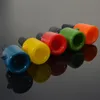 Herb Holder 14/19 male Colorful Glass Bowl Slide Fit Glass Bong Oil Rings Smoking Tool